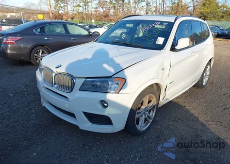 2014 BMW X3 xDrive35I z USA, uszkodzony, nr VIN 5UXWX7C56E0E77787